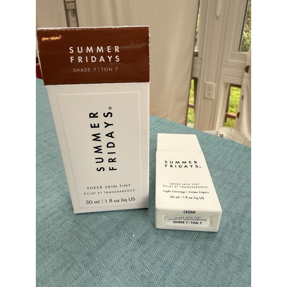 Shade 7 - Summer Fridays Sheer Skin Tint 1 Oz NEW Vegan Fragrance Free